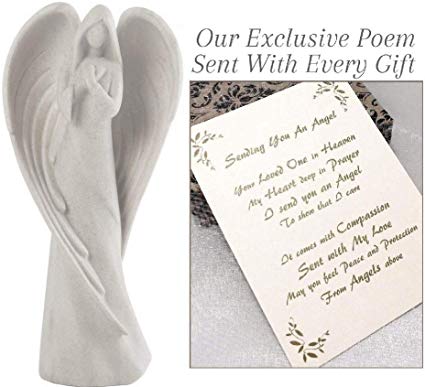 Sending You an Angel Statue to Express Sympathy for Funeral Or Memorial Comfort The Grieving for Loss of A Loved One