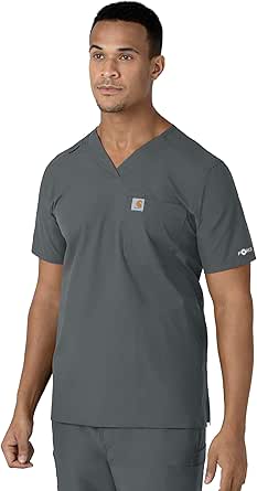 Carhartt Men's Men's Force V-Neck Shirttail Top