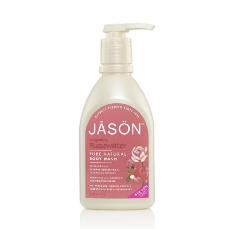 Jason Satin Shower Body Wash Rosewater 30 oz 2 pk