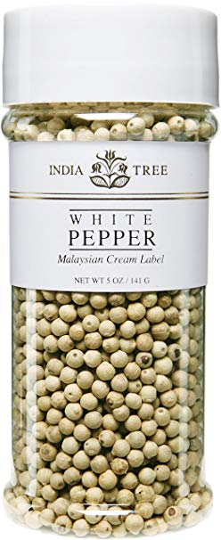 India Tree White Pepper, 5 oz