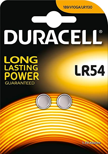 Duracell Lr54 Alkaline Twin Pack (2)