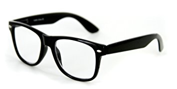 "Venture" Large Geek-Chic designer fashion reading glasses for youthful men who read in style.
