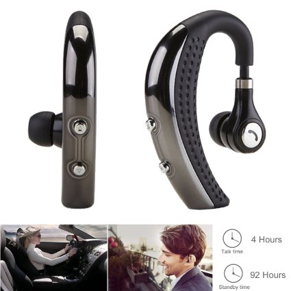 Shareconn Bluetooth Headphones V40 Wireless Headset Sweat Proof Earbuds Noise Isolating Sport Earphones for ExerciseRunningGym with Mic Stereo Sound for Apple Iphone Samsung Lg Pc Laptop