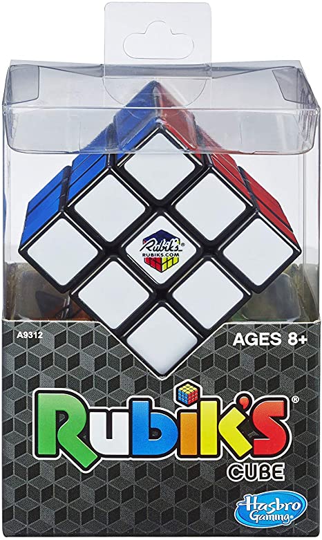 Hasbro Gaming Rubik's 3X3 Cube, Puzzle Game, Classic Colors (Limited Edition)