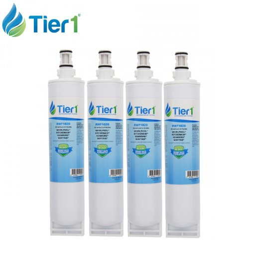 Whirlpool 4396508 4396510 EDR5RXD1 Filter 5 Comparable Refrigerator Water Filter 4 Pack