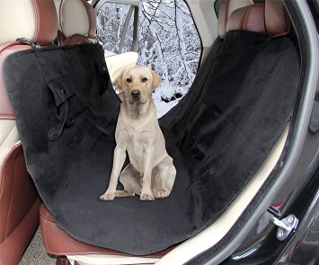 ZQ Waterproof Hammock Style Anti-slip Bench Car Seat Cover for Pets Universal Size Machine Washable