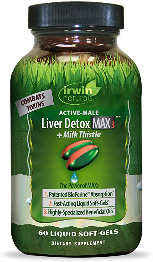 IRWIN NATURALS Liver Detox Max3   Milk Thistle 60 Count