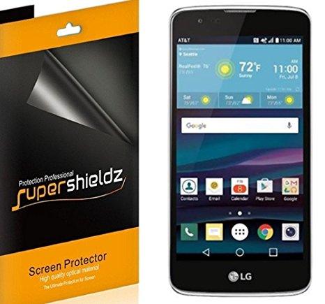 [3-Pack] Supershieldz- Anti-Glare & Anti-Fingerprint (Matte) Screen Protector Shield For LG Phoenix 2 -Lifetime Replacements Warranty- Retail Packaging