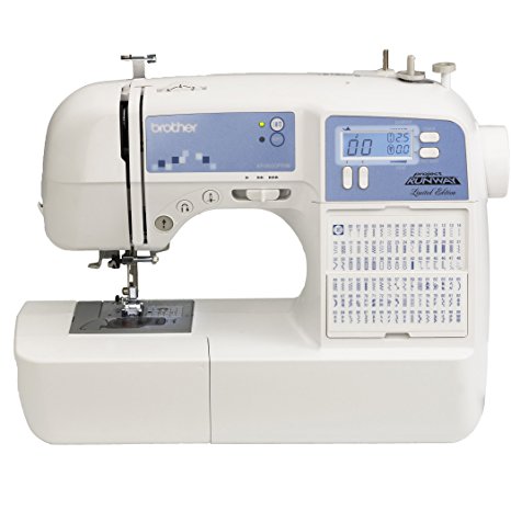 Brother XR9500PRW Project Runway Limited Edition Sewing Machine with 100 Built-in Stitches and Quilting Table