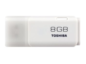 Toshiba THN-U202W0080E4 8 GB TransMemory U202 USB Flash Drive - White