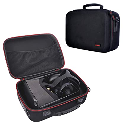 FNSHIP Fashion Hard Travel Case Carrying Bag for Oculus Quest VR Gaming Headset And Quest Controllers Accessories(Black)