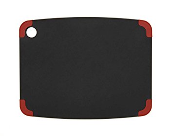 Epicurean Non-Slip Series Cutting Board, 14.5-Inch by 11.25-Inch, Slate/Red