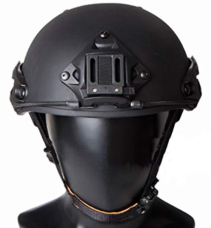 TMC Airsoft AF OPS Tactical Helmet Black AIRFRAMES Rail @ Helmet World