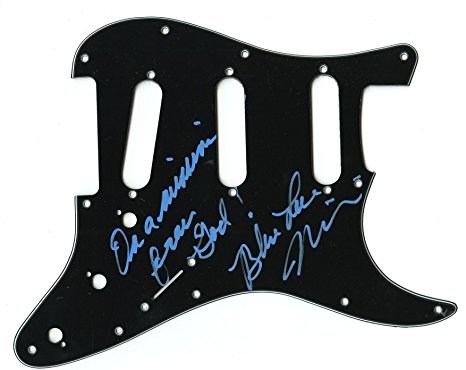 The Blues Brothers - Blue Lou Marini - Authentic Autographed Guitar Pickguard