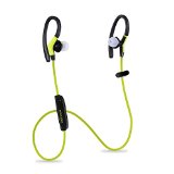Mixcder ZeroSport Wireless Bluetooth 41 Headphones Lightweight Sweat Resistant Earphones Car Hands-Free Calling Headsets with In-line Microphone Cordless In Ear Stereo Earbuds YellowBlack
