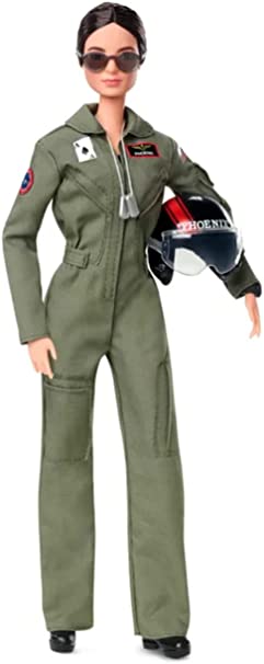 Barbie Collector Top Gun: Maverick Phoenix Doll Wearing Flight Suit and Accessories, with Doll Stand and Certificate of Authenticity