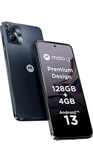 Motorola G13, Matte Charcoal (4GB, 128GB)