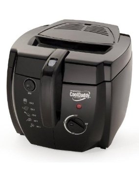 Presto 05442 CoolDaddy Cool-touch Deep Fryer - Black