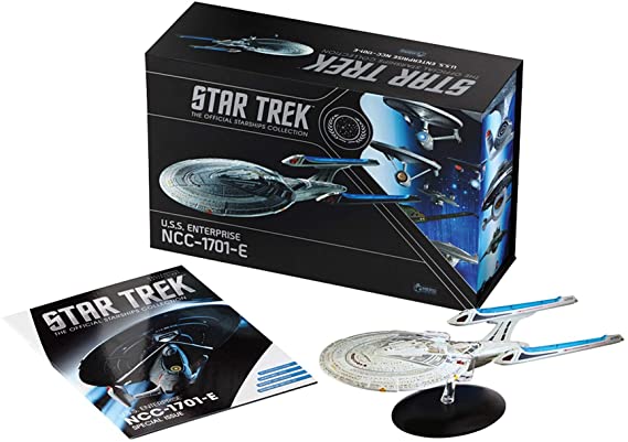 Star Trek The Official Starships Collection | U.S.S. Enterprise NCC-1701-E 10.5-inch XL Edition Model Ship Box by Eaglemoss Hero Collector