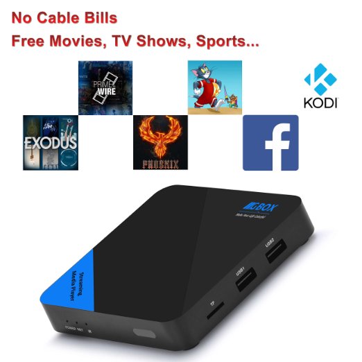 MEGACRA K8 Magic Box for TV with free Latest TV Shows/Movies/Live Sports, loaded kodi and popular apps, No cable bills