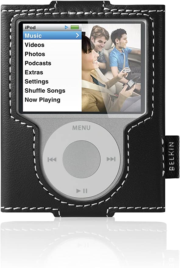 Belkin Leather Sleeve for iPod nano 3G (Black)