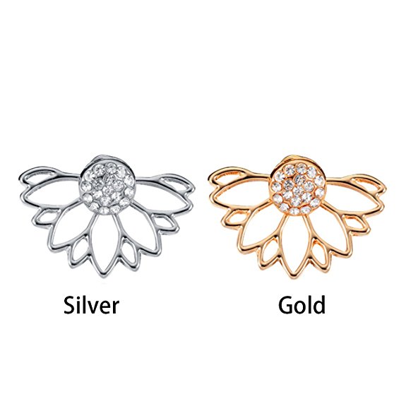 Crystal Stud Earring Women Lovely Jewelry Simple Chic Best Gift for others 2 pairs earrings