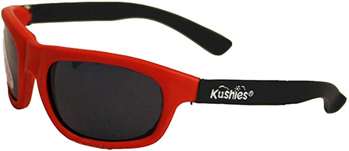 Kushies Baby Newborn Sunglasses, Red