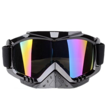 Adult Motorcycle /Off-Road/Dirt Bike Safety Goggles Screen Filter (Multi-colored)
