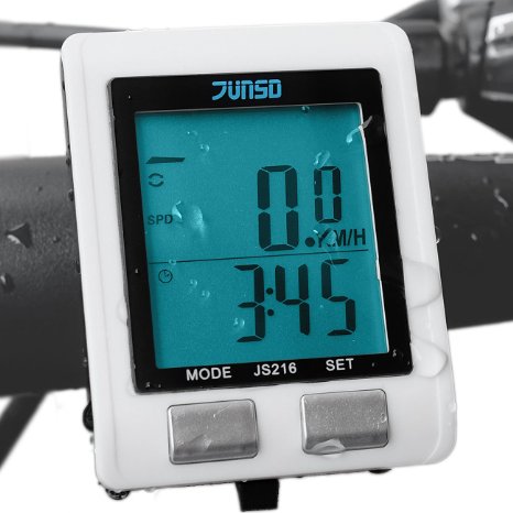 Outdoormaster JUNSD Wireless Bike Computer Waterproof Multifunction Cycling Speedometer With Backlit Display