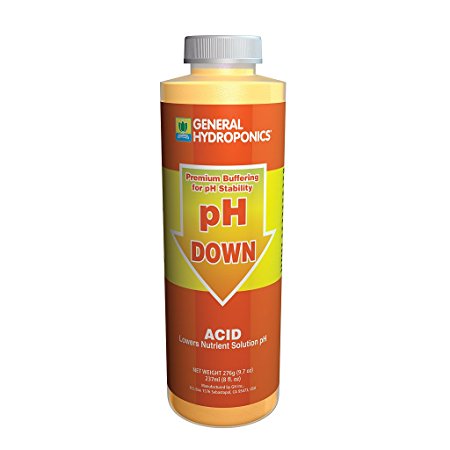 General Hydroponics pH Down - 8 Oz