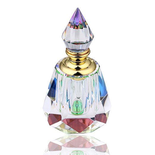 H&D Decorative Egyptian Mini Perfume bottles Refillable Empty Potions Glass 4ML (Egyptian perfume bottle)