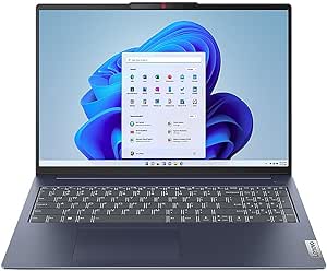 Lenovo IdeaPad Slim 5 16 Laptop - 16" WUXGA Touch AMD Radeon Graphics - AMD Ryzen 5 7530U 6 Cores - 16GB DDR4 512GB NVMe SSD- Backlit Keyboard Fingerprint Wi-Fi 6- Win11 32GB USB - Abyss Blue