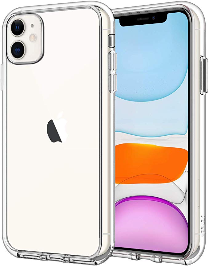 JETech Case for Apple iPhone 11 (2019), 6.1-Inch, Shock-Absorption Bumper Cover, Anti-Scratch Clear Back, HD Clear