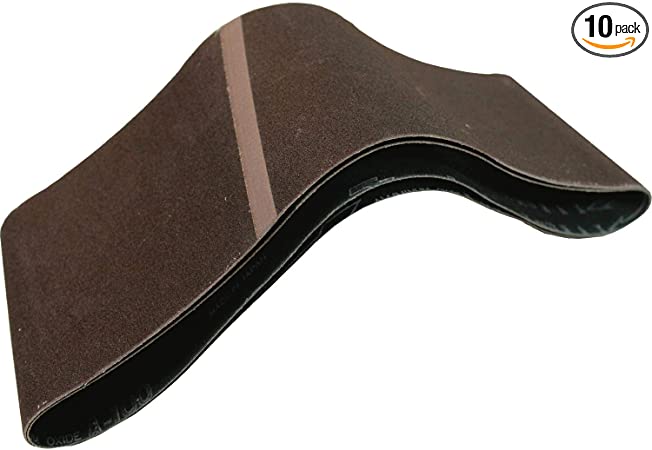 Makita 742322-9 4-Inch x 24-Inch Abrasive Sanding Belt, 80 Grit (10/Pk)