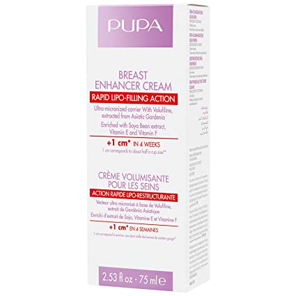 Pupa Milano Breast Enhancer 4 Week Rapid Action Cream No. 01 for Women, 2.53 Ounce