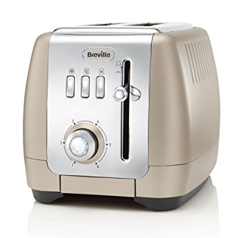 Breville VTT847 Strata Luminere 2 Slice Toaster, Platinum