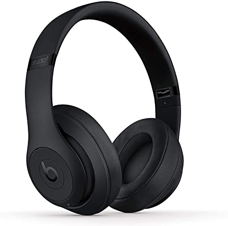 Beats Studio3 Wireless Noise Cancelling Over-Ear Headphones - Apple W1 Headphone Chip, Class 1 Bluetooth, 22 Hours of Listening Time, Built-in Microphone - Matte Black (Latest Model)