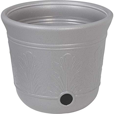 Suncast CPLHPL100 5 Gallon Hose Pot, Gray