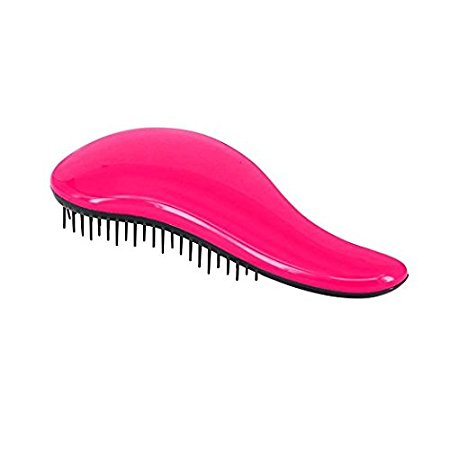 Deatti Magic Comb Hair Brush Hairbrush Anti Tangle Anti-static Hair Massage Detangling Combs Styling Tools PINK