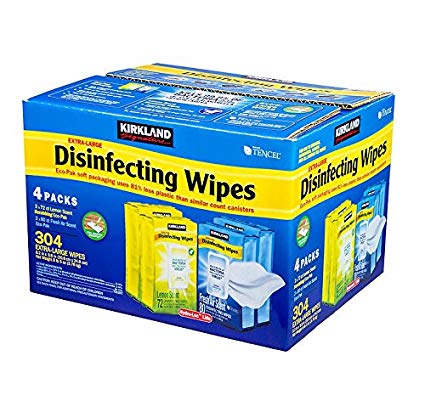 Kirkland Signature Extra Large Disinfecting Wipes 304 Count