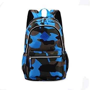 School Backpack Casual Daypack Outdoor Camouflage Backpack for Boys and Girls