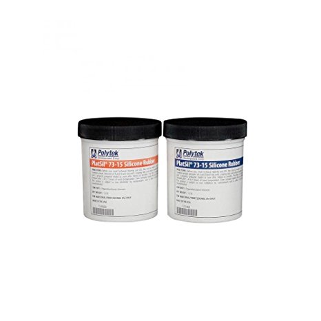 Polytek PlatSil 73-15 Platinum Silicone Rubber (2lb Kit)