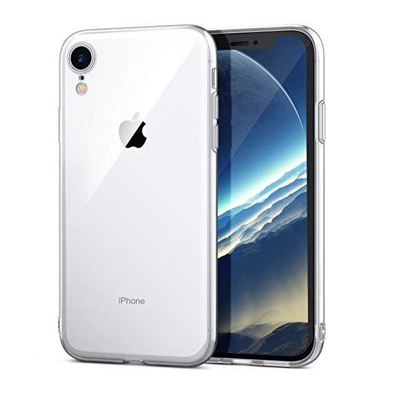 A-DUDU Compatible iPhone XR Case,HD Clear, Anti-Scratches Shockproof Soft Tup Bumper Cover Protective Cases iPhone XR 6.1’ Inch(2018 Released), Clear
