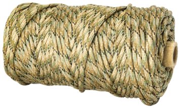 TOUGH-GRID 750lb Paracord / Parachute Cord - Genuine Mil Spec Type IV 750lb Paracord Used by the US Military (MIl-C-5040-H) - 100% Nylon - Made In The USA.