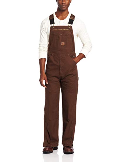 Berne Men's Unlined Washed Duck Bib Overall