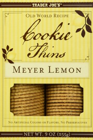 Trader Joe's Meyer Lemon Cookie Thins 9oz(255g)