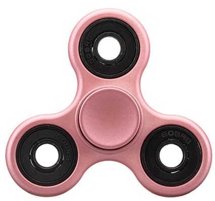 Mermaker Best FIDGET Spinner Toy for relieving ADHD, Anxiety, Boredom EDC Tri-Spinner Fidget Toy Smooth Surface Finish Ultra Durable Non-3D printed