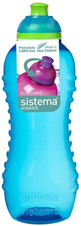 Sistema Twist 'n' Sip Water Bottle - 460 ml, Aqua