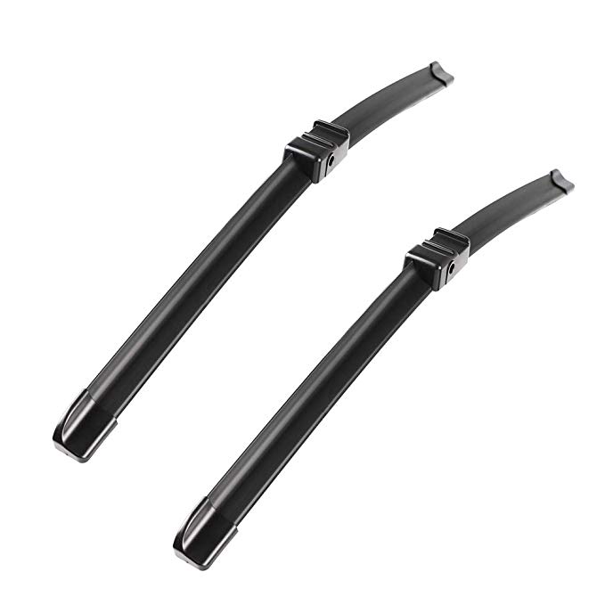 2 wipers Factory for BMW X5 E70 X6 E71 E72 2007—09/2011 Original Equipment Replacement Wiper Blade - 24"/20" (Set of 2) Side Lock 22mm
