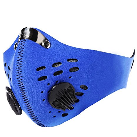 Senston New Style Neoprene Anti Dust Motorcycle Bicycle Cycling Ski Half Face Mask Filter